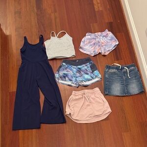 Athleta girls size 6 bundle